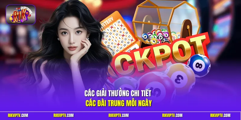 Các giải thưởng chi tiết các đài Trung mỗi ngày